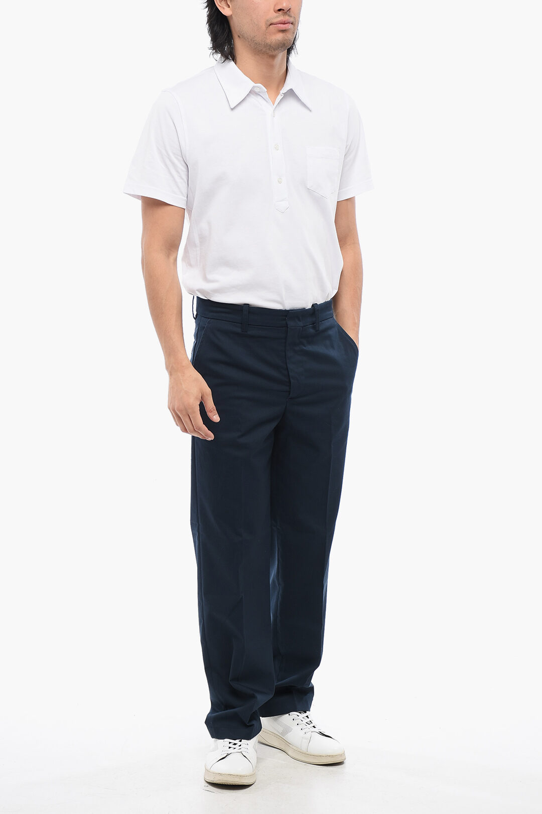 Department 5 4-Pockets Twill Casual Pants with Belt Loops