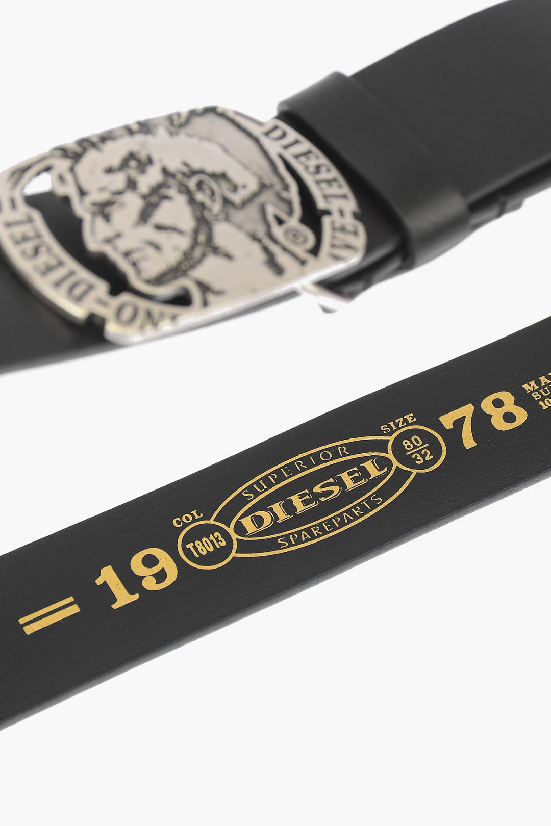Diesel 40mm leather MINO8 belt men - Glamood Outlet
