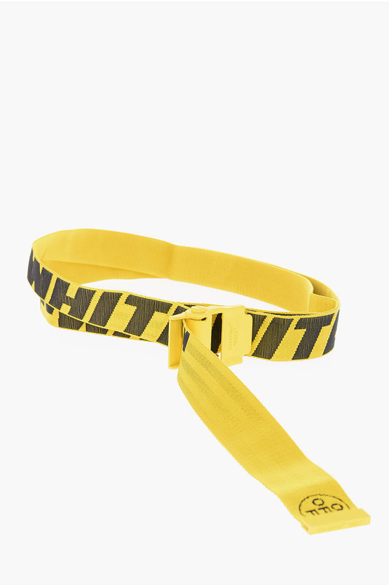 Off-White 45mm logoed fabric INDUSTRIAL classic belt men - Glamood Outlet