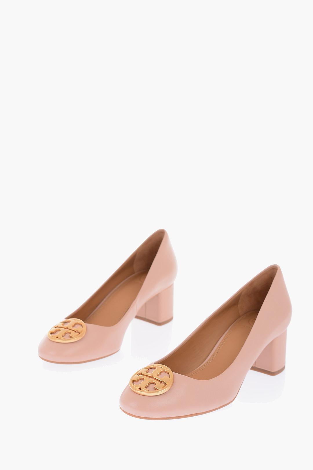 Tory Burch  leather CHELSEA Chunky Heel Pumps women - Glamood Outlet
