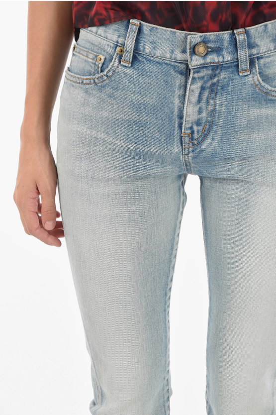 Jeans Guess Distressed - Taille 26 - Délavé Clair - Poches Décorées - Coupe Bootcut