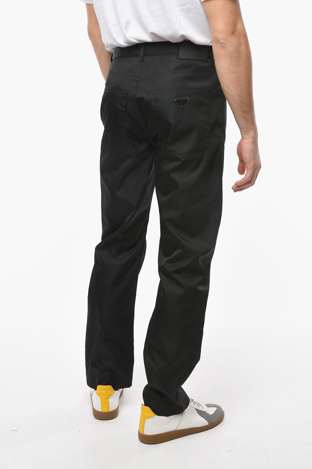 Prada Pocket RE-NYLON Pants with Belt Loops men Glamood Outlet