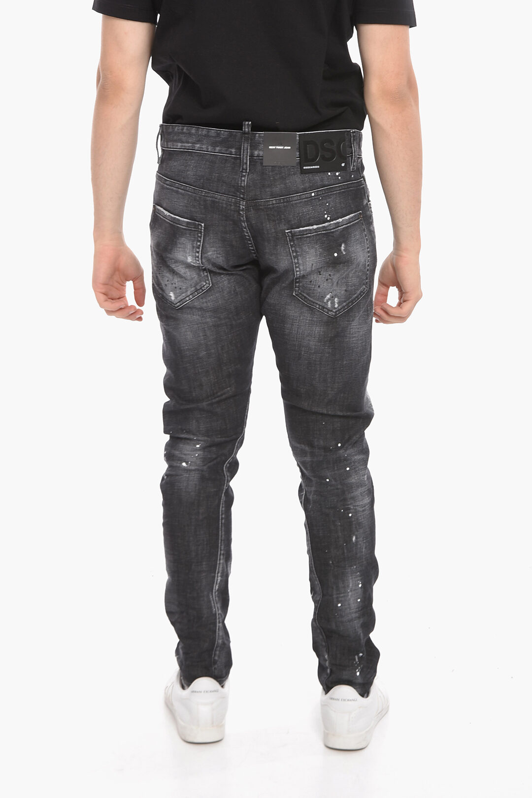 Dsquared2 5 Pocket SEXY TWIST FIT Distressed Denims 16cm men