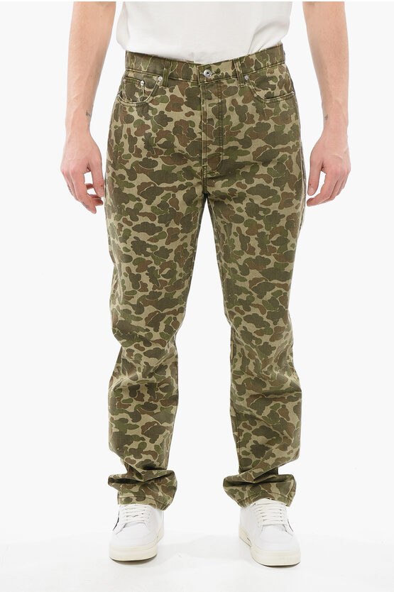 Gallery Dept. 5-pocketed Camouflage Patterned Cotton Pants