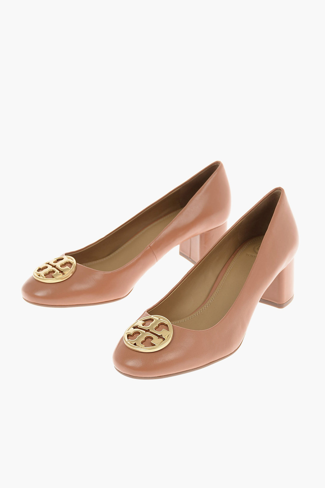 Tory Burch 5cm leather CHELSEA Chunky Heel Pumps women - Glamood Outlet