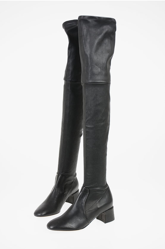 Parallèle 5cm leather Over-the-knee boots women - Glamood Outlet