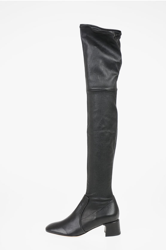 Parallèle 5cm leather Over-the-knee boots women - Glamood Outlet