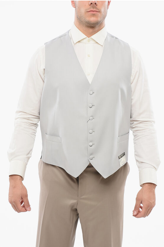 Corneliani 6 Buttons Mantua Wool Vest