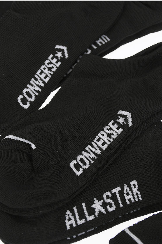 6 Pairs of Socks WORDMARK NO SHOW in Solid Colours with Contrasting Logo