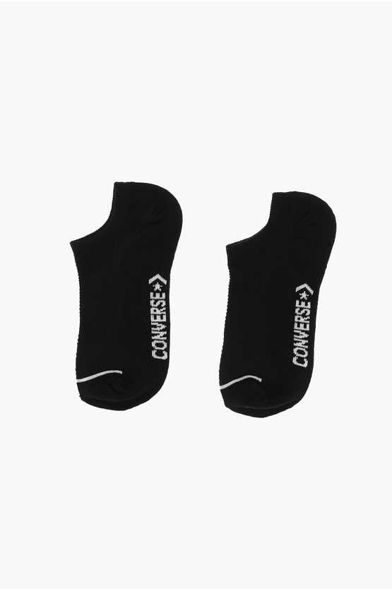6 Pairs of Socks WORDMARK NO SHOW in Solid Colours with Contrasting Logo