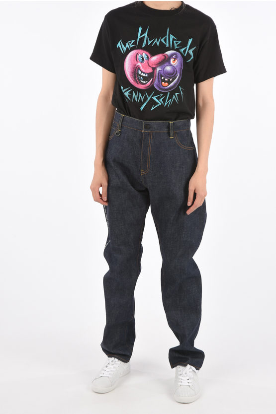 Moncler 7 HIROSHI FUJIWARA FRAGMENT Printed Straight Fit