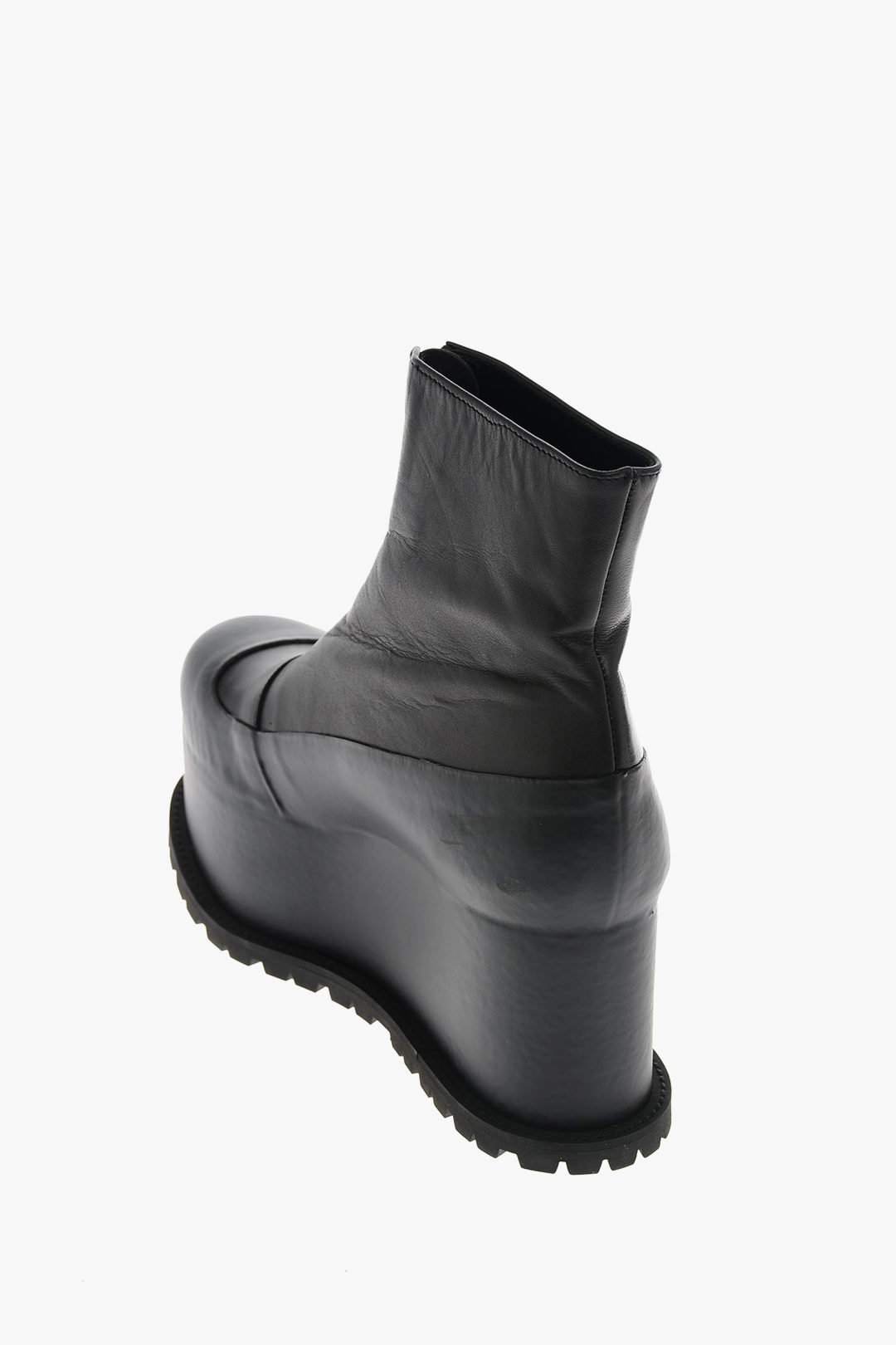 Sacai 8cm Leather Ankle Boot with Platform women - Glamood