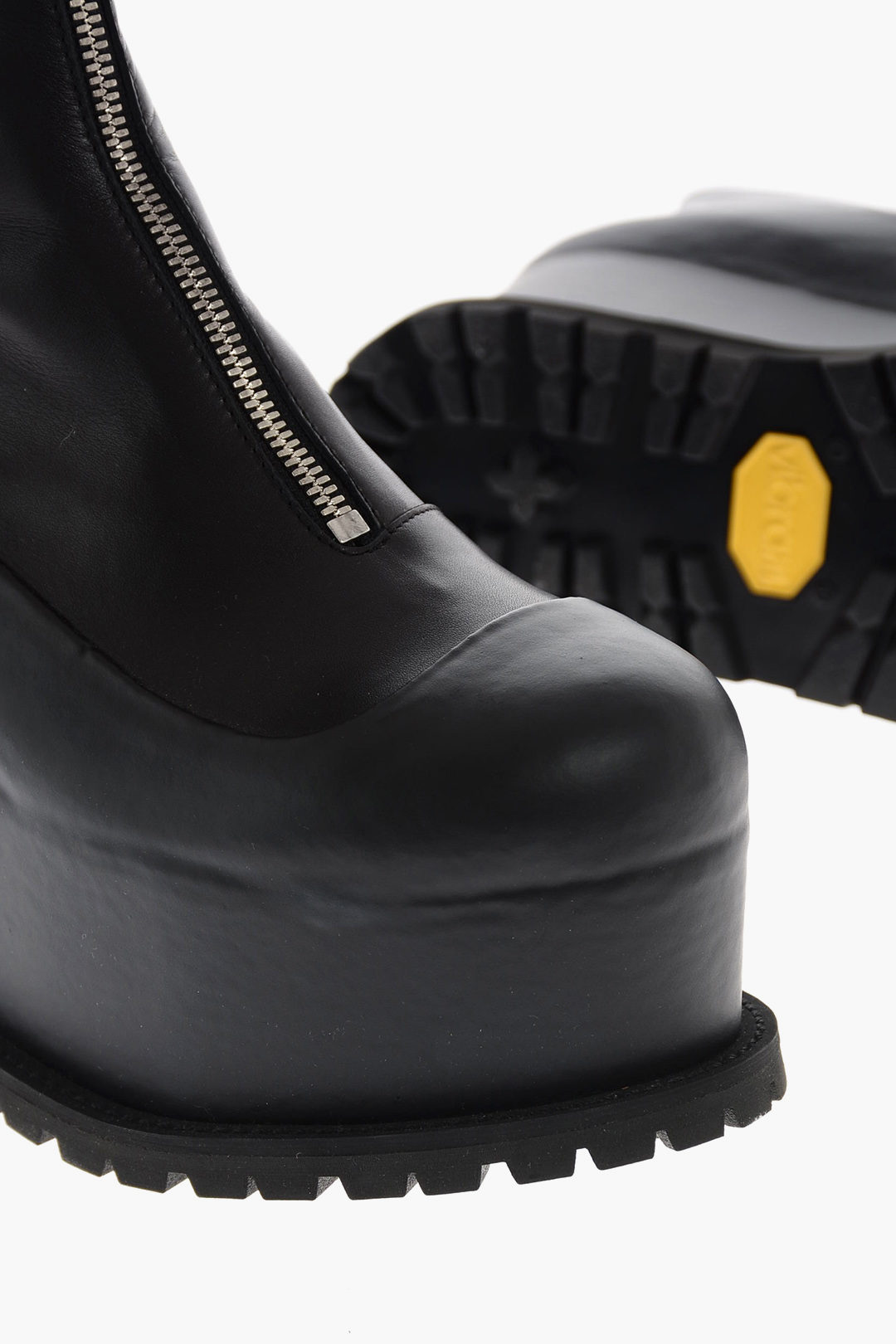 Sacai 8cm Leather Ankle Boot with Platform women - Glamood