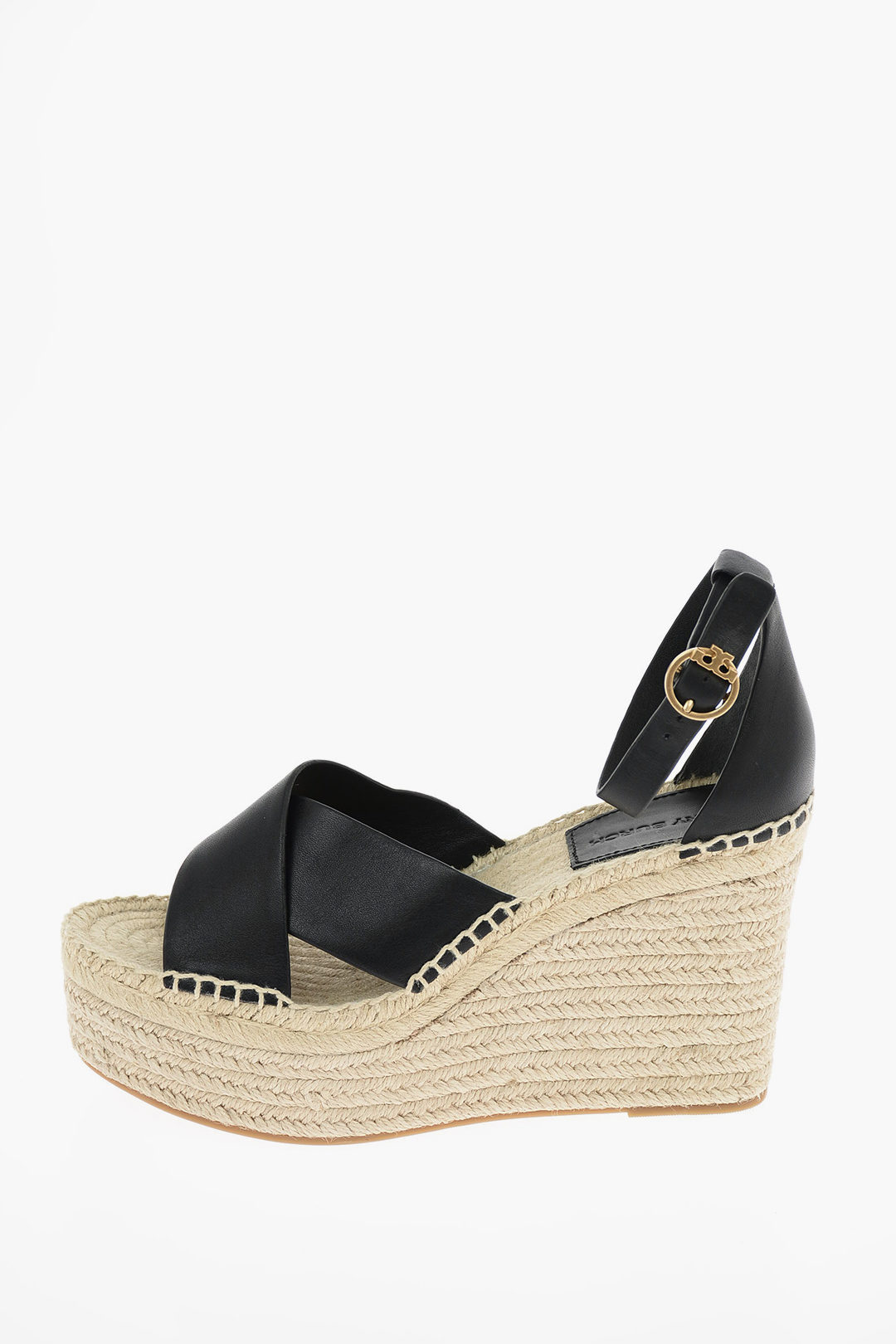 Tory Burch 9cm leather SELBY Wedge espadrilles women - Glamood Outlet