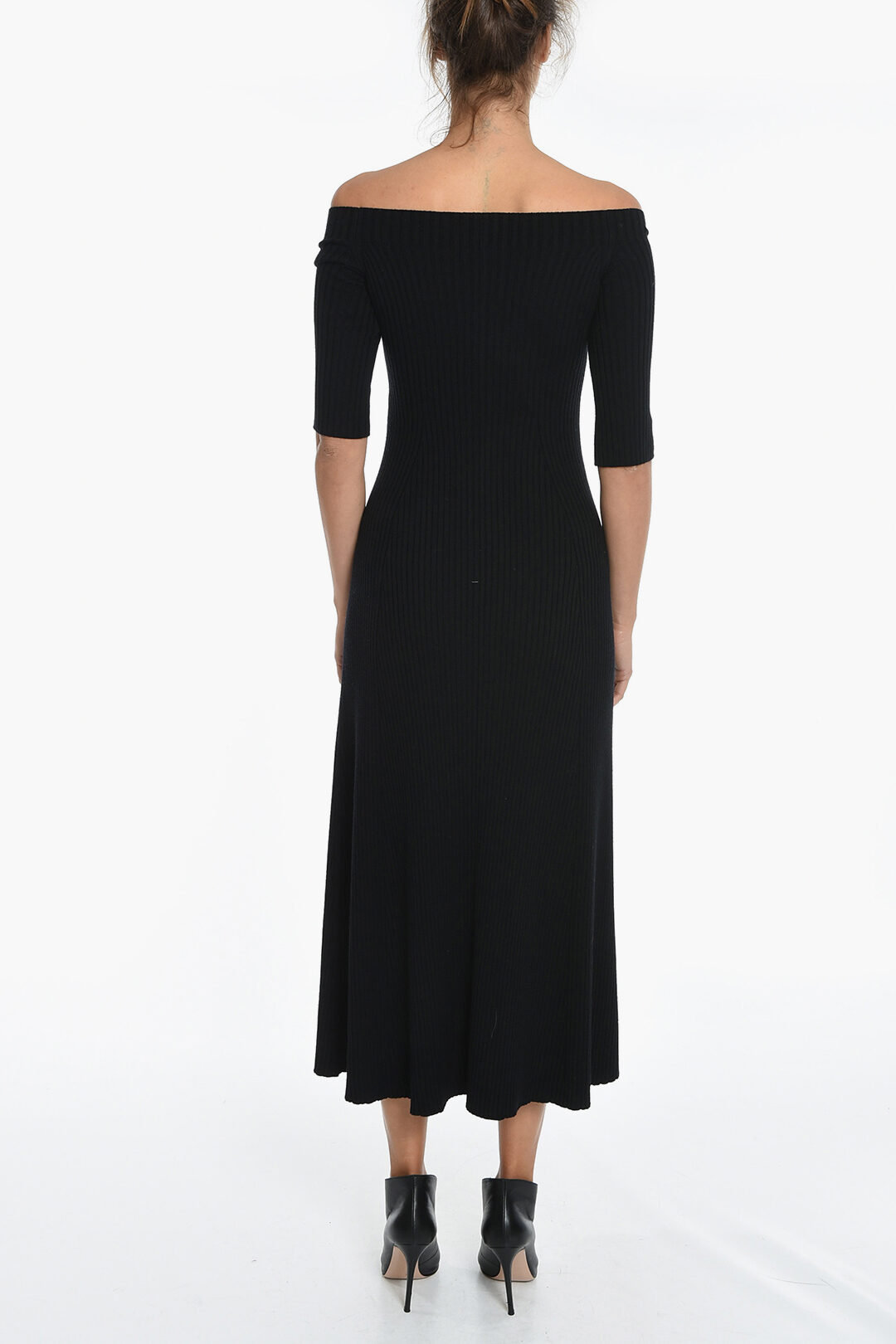 A-Line Off the Shoulder Chiffon Floor-Length Dress Vintage Mauve Plus Size