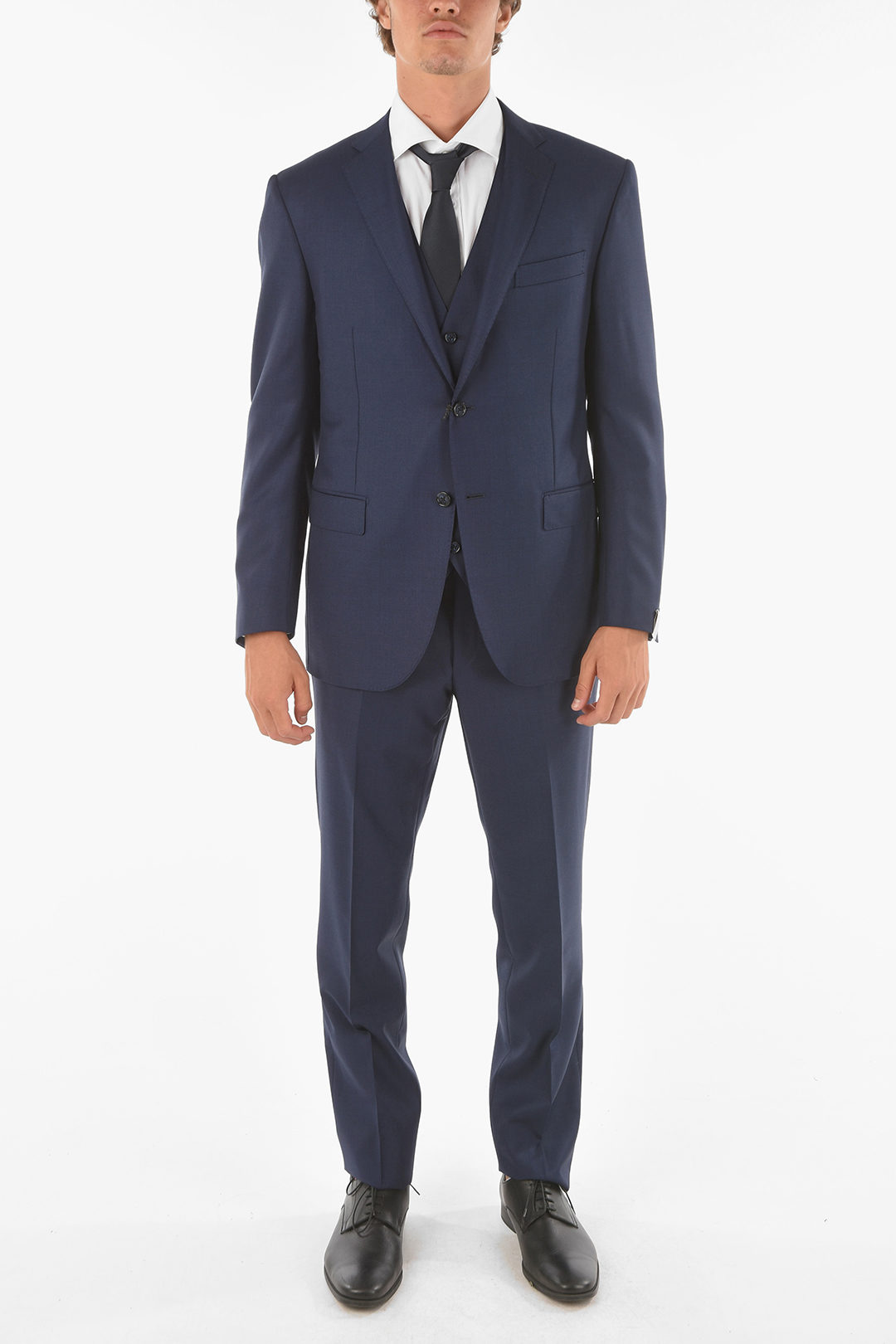 Costume Homme Corneliani Trend - Coupe Moderne, Couleur Bleu, Neuf Avec étiquettes