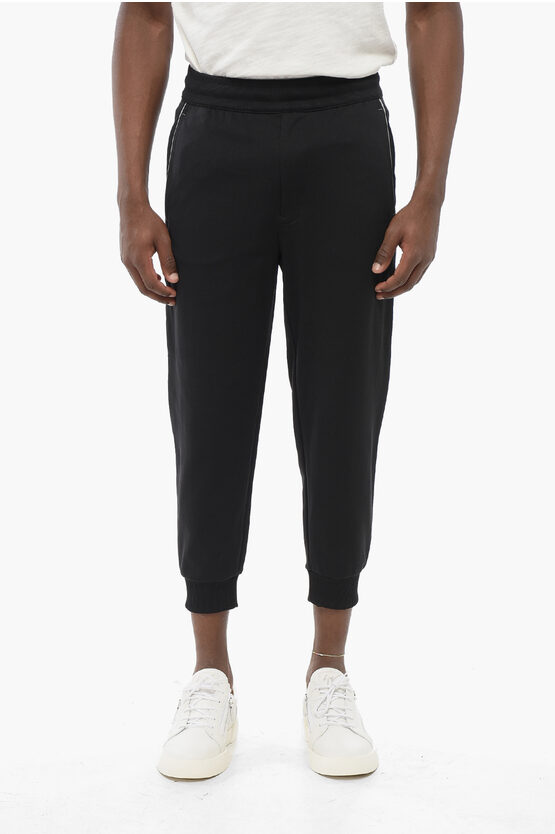 Y-3 By Yohji Yamamoto Acetate Fabric Superstrip Sweatpants