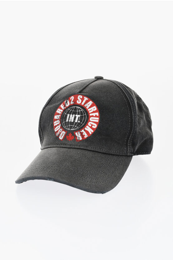 Dsquared2 Acid Wash Effect Cap