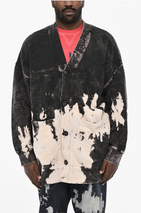 Shop Dsquared2 Acid Wash Effect Crew-neck Sweatshirt