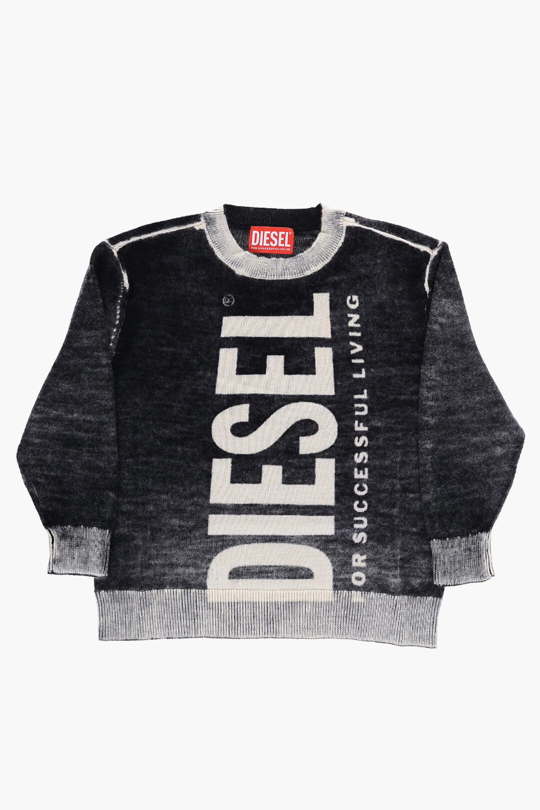 Diesel Kids Acid Wash Effect KLARENCE Crew neck Sweater boys Glamood Outlet