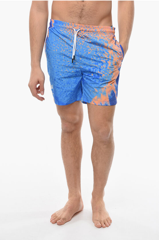 MSFTSrep Acid Wash Effect Swim shorts men Glamood Outlet