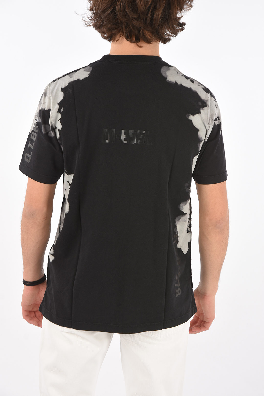 Diesel acid wash effect T-JUBIND-SLITS 