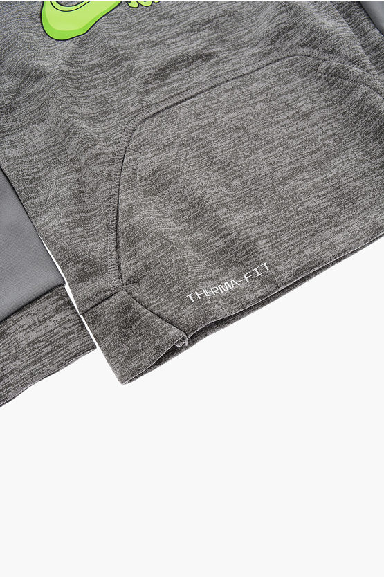 Active Bicolor Sweatshirt with Logo Print