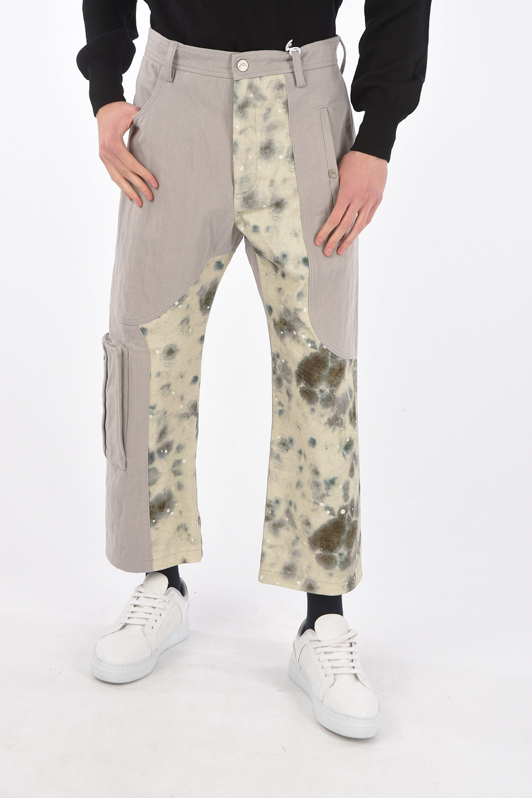 Diesel ACW RED TAG Pantaloni cargo con motivo tie dye uomo - Glamood Outlet