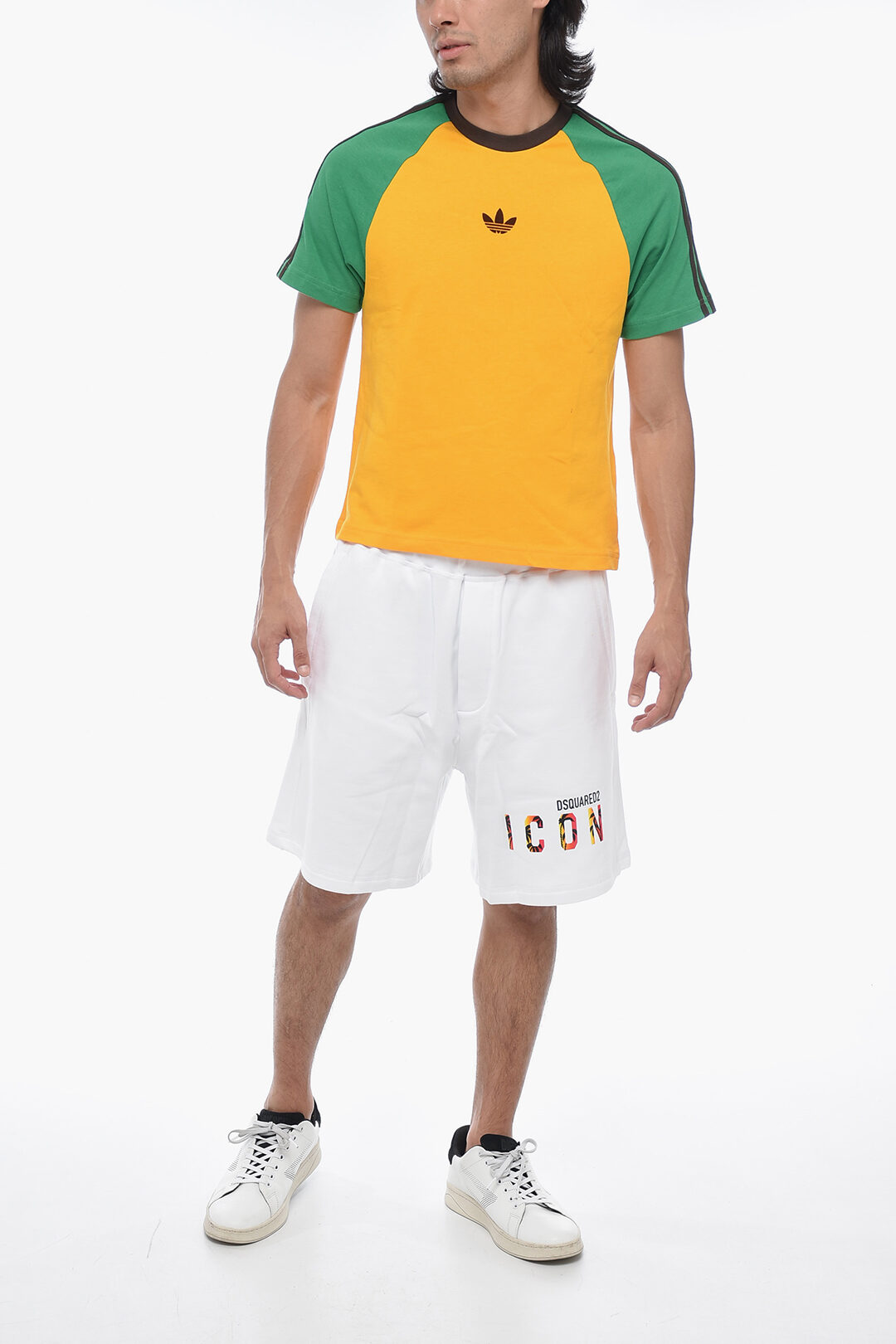 Adidas color block sneakers deals