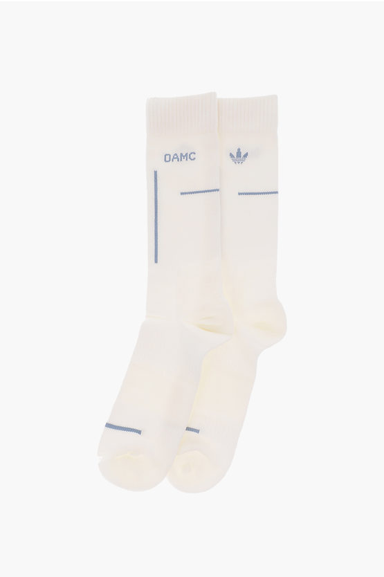 Oamc Adidas Cotton And Nylon Socks In White