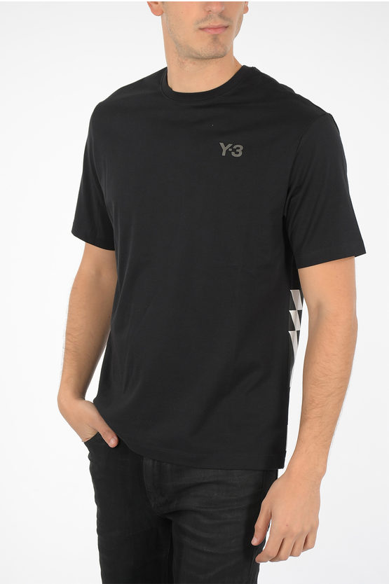 Y-3　Tシャツ/カットソー Yohji yamamoto×adidasブラック ADIDAS Y-3 YOHJI YAMAMOTO BLACK GRAPHIC T-SHIRT SZ S HT4730