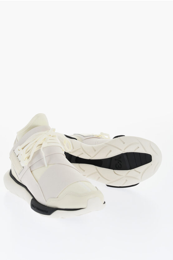 Y-3 By Yohji Yamamoto Adidas Fabric Pull On Sneakers