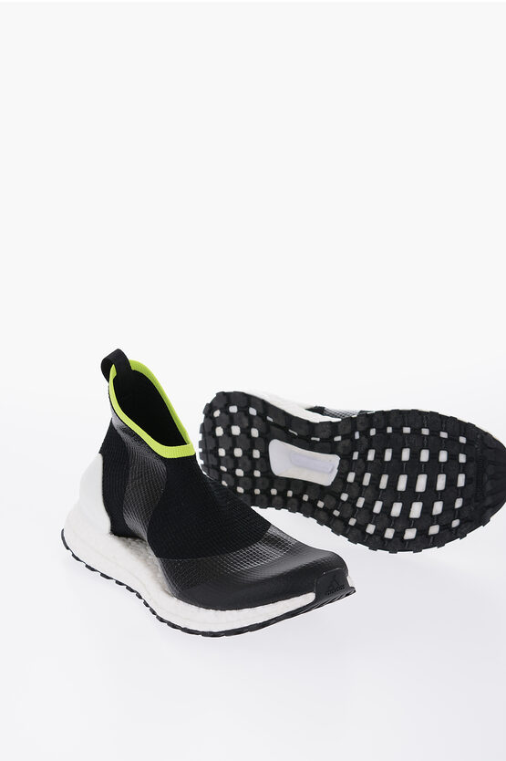 Stella Mccartney Adidas High-top Ultraboost X Sock Sneakers In Black