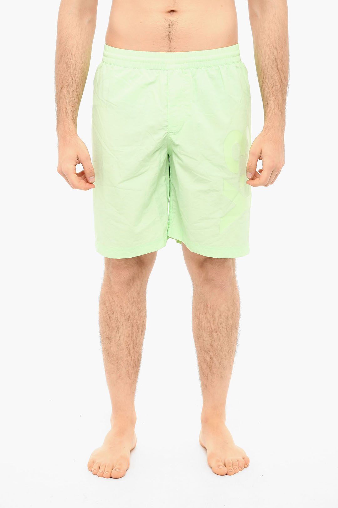 Y-3 by Yohji Yamamoto ADIDAS Logo print Swim Shorts With