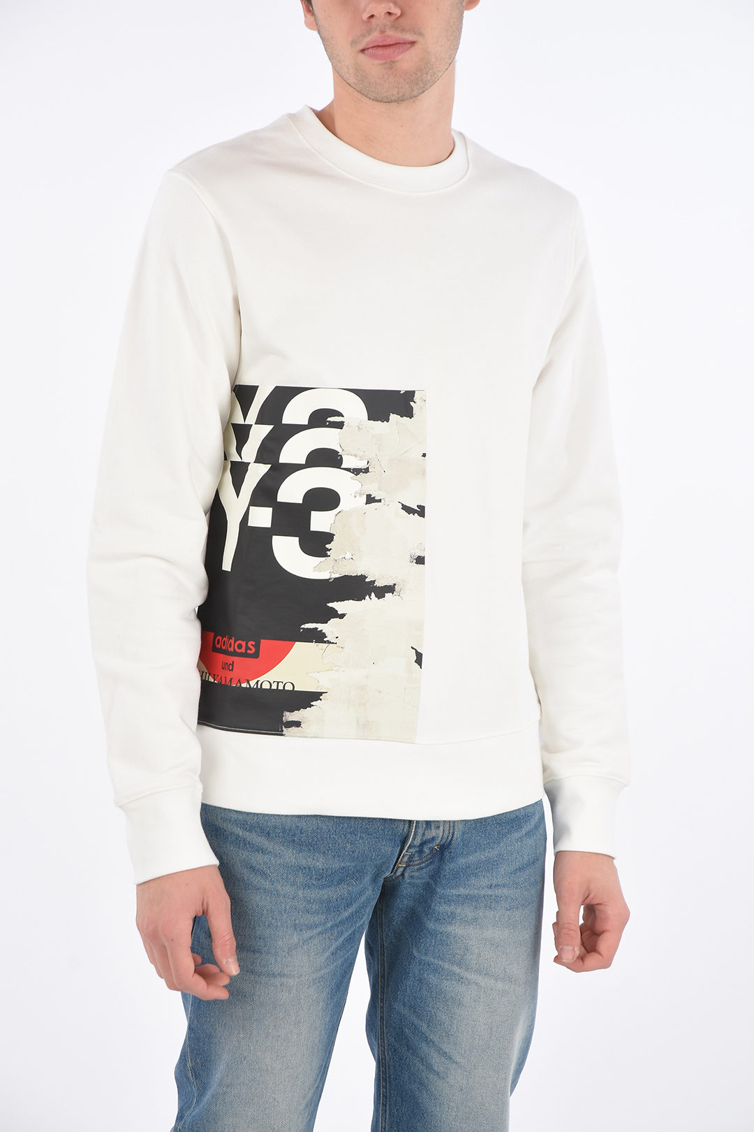 Adidas printed sweatshirt best sale