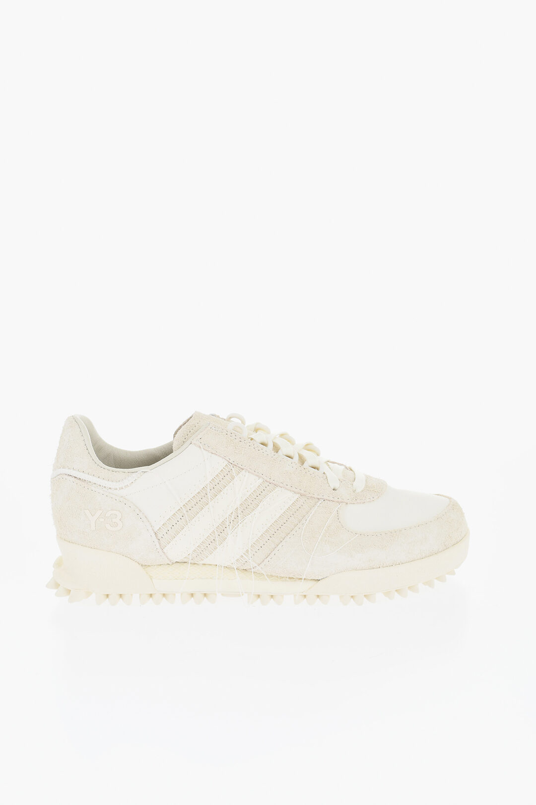 Y-3 by Yohji Yamamoto ADIDAS Vintage Effect Suede Low-top Sneakers
