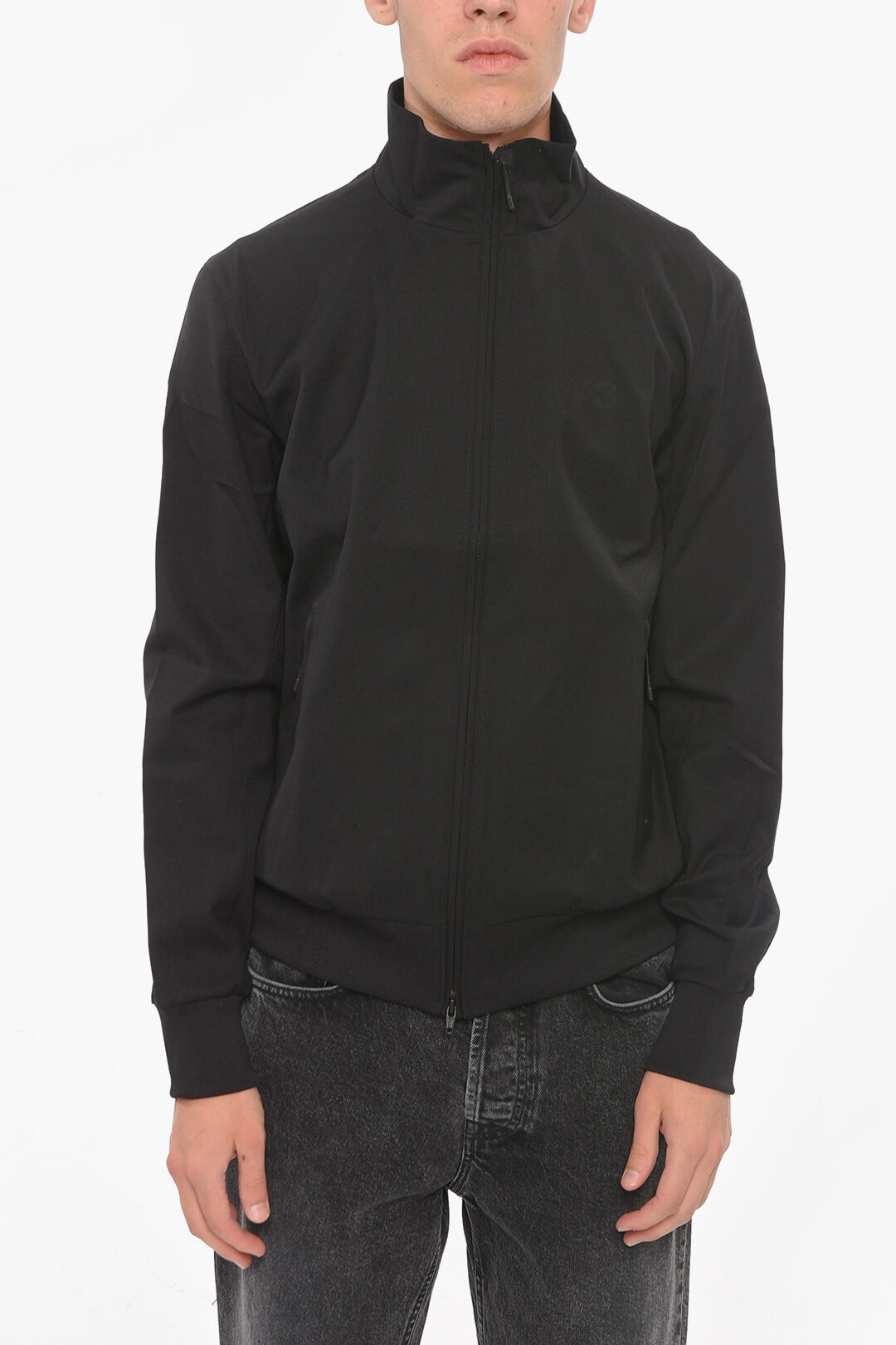 Y 3 by Yohji Yamamoto ADIDAS X Y 3 Felpa Mock Neck con Zip Frontale uomo Glamood Outlet