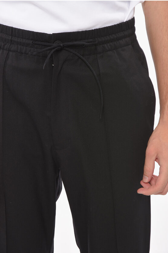 Y-3 by Yohji Yamamoto ADIDAS X Y-3 Single-pleated Pants with