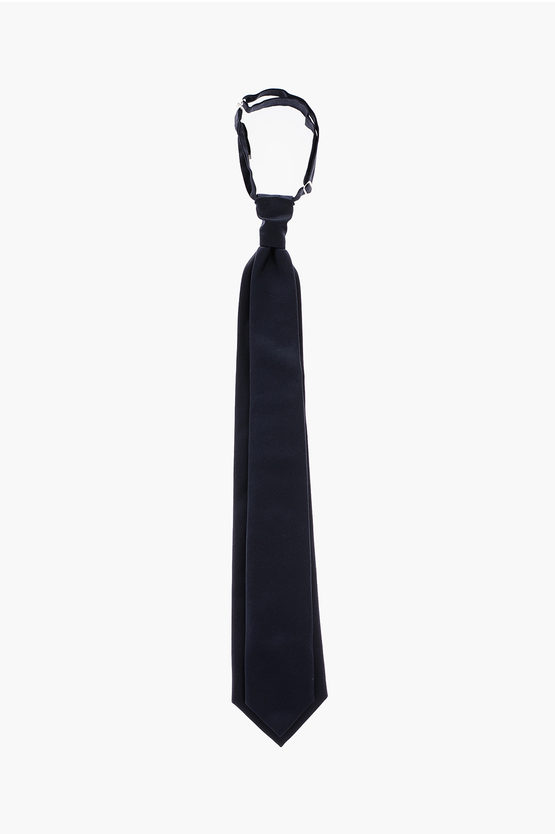 Corneliani Adjustable Collar Silk Ascot Tie