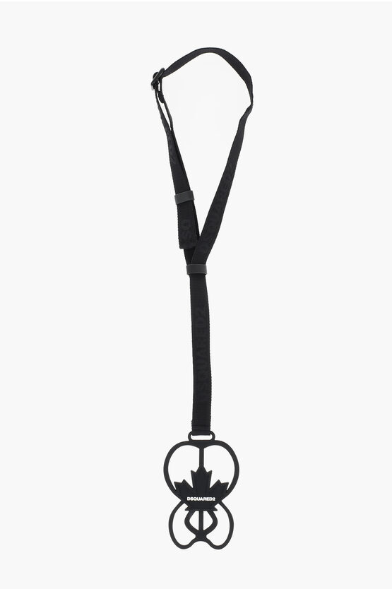 Dsquared2 Adjustable Strap With Silicone Finish Compatible With Iphone