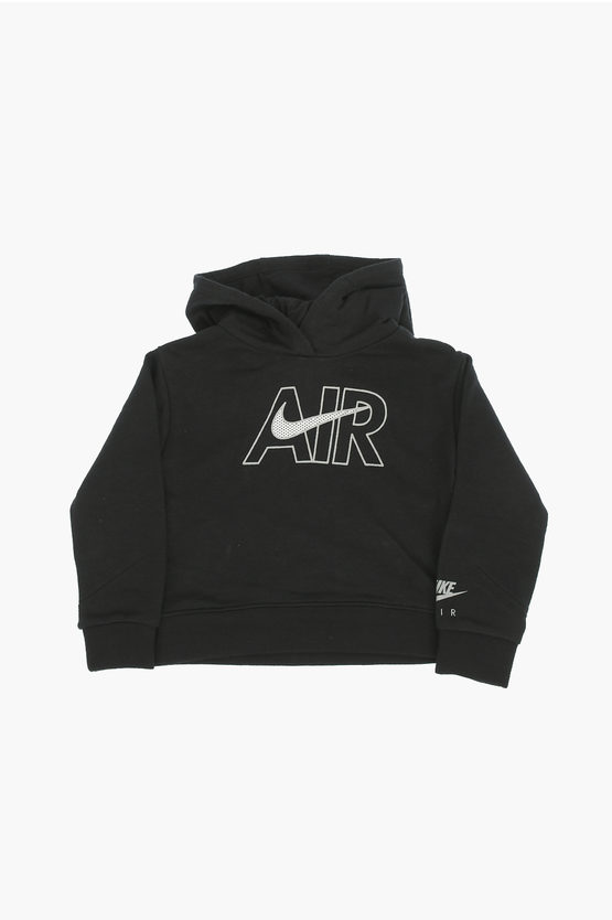 AIR contrasting logo printed Jogger and Sweatshirt Set