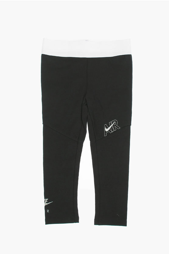 AIR contrasting logo printed Jogger and Sweatshirt Set