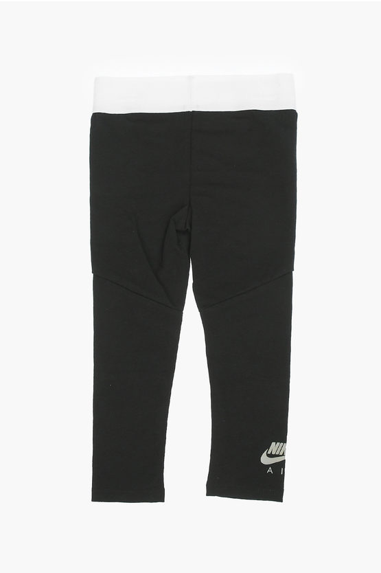 AIR contrasting logo printed Jogger and Sweatshirt Set