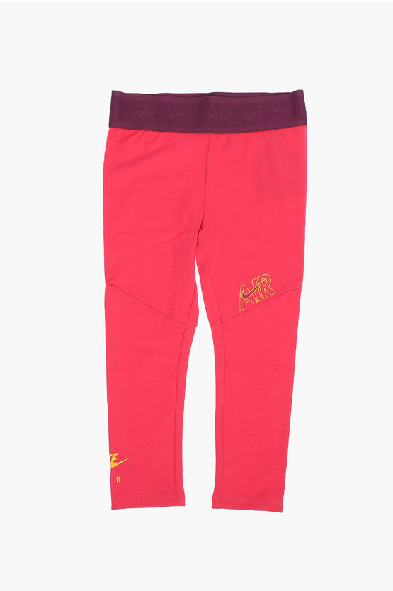 AIR contrasting logo printed Jogger and Sweatshirt Set