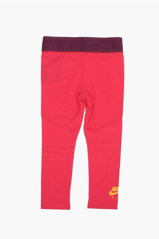 AIR contrasting logo printed Jogger and Sweatshirt Set