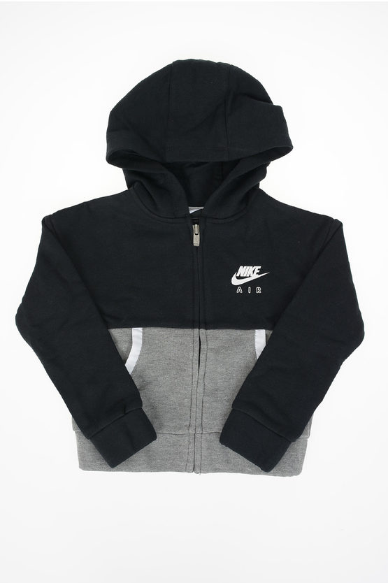 Nike Air Full Zip Sweatshirt In Black