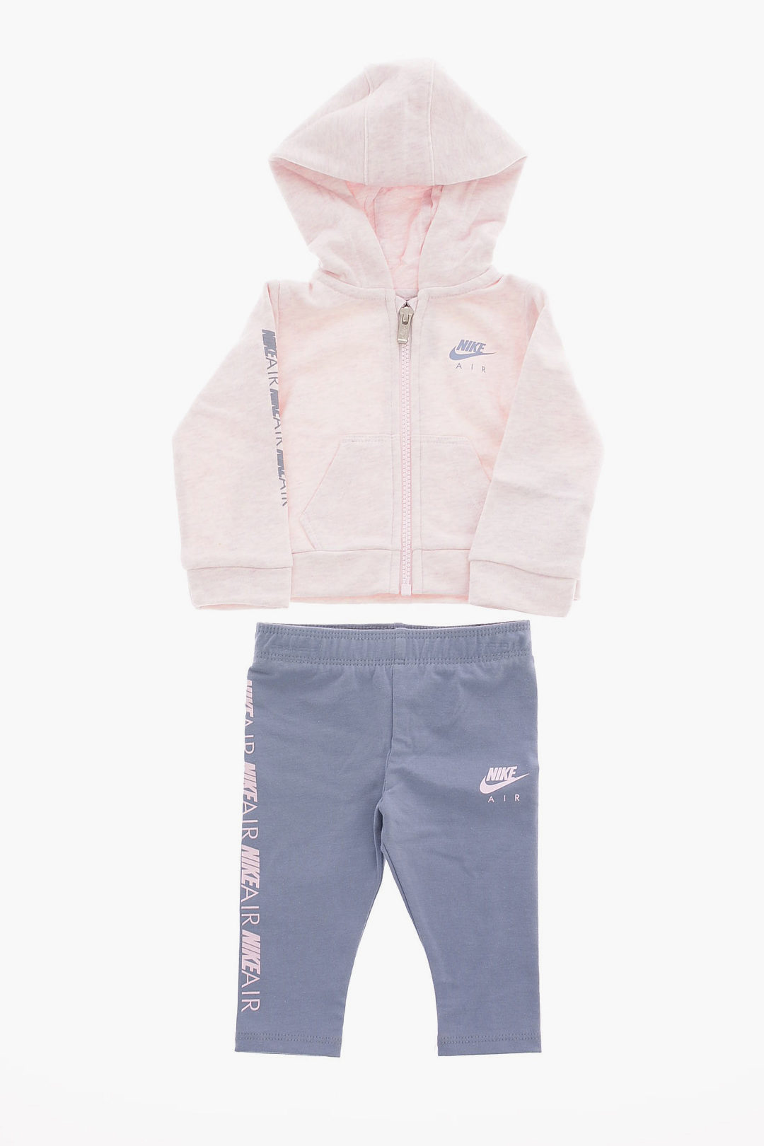 Nike KIDS AIR Hoodie Sweatshirt AND Logo Side Band Leggings Set girls -  Glamood Outlet