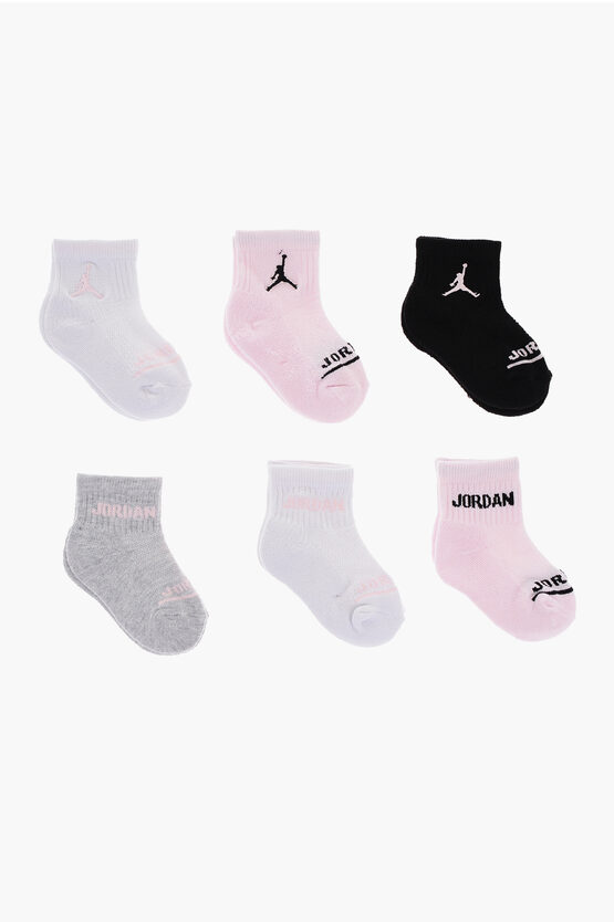 AIR JORDAN 6 Pairs Of Socks Set with Embroidery Logo