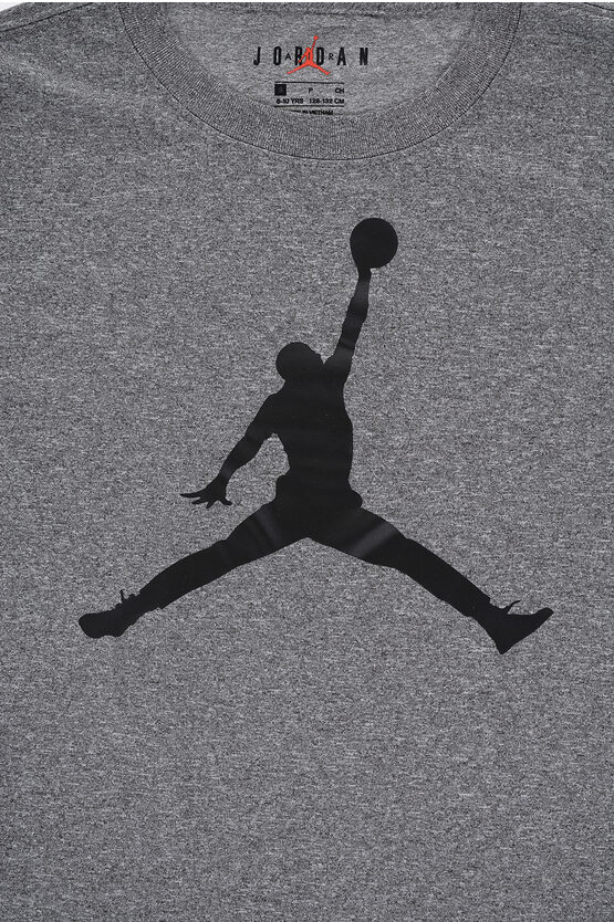 AIR JORDAN Crew-neck T-shirt With Maxi Frontal Logo