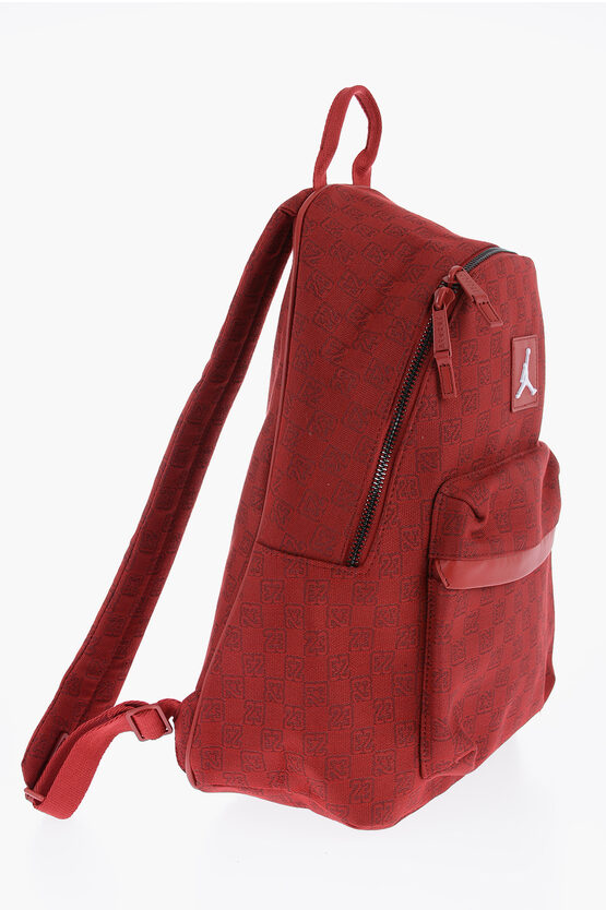 AIR JORDAN Fabric Backpack with All-Over Monogram 